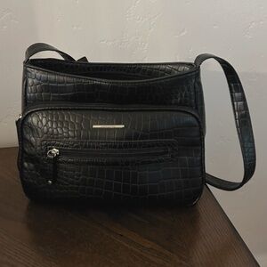 Jaclyn Smith Black Crossbody Bag Purse